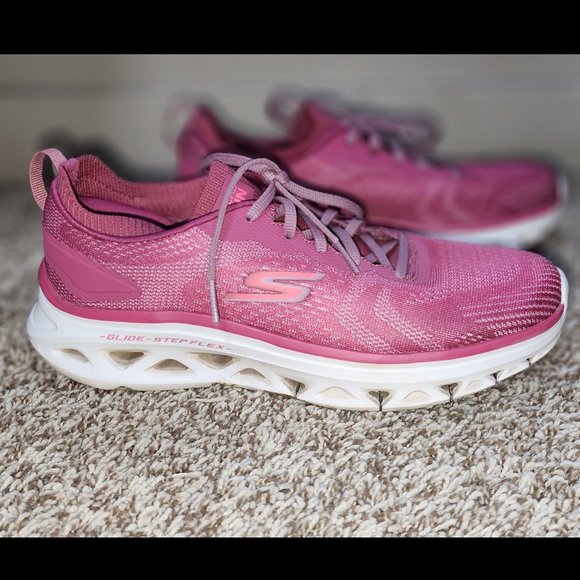Skechers GO Run Glide-Step Flex - Skylar, Worn once only, Size 8.5 - Picture 2 of 4